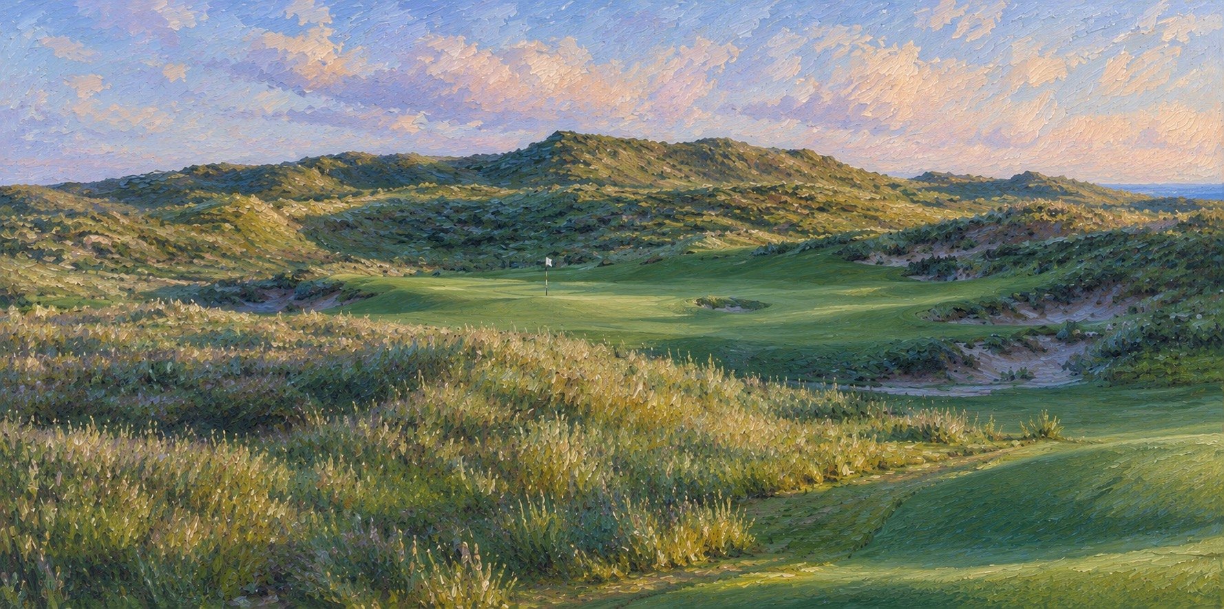 Ballyneal No. 3 in the Impressionist artwork style