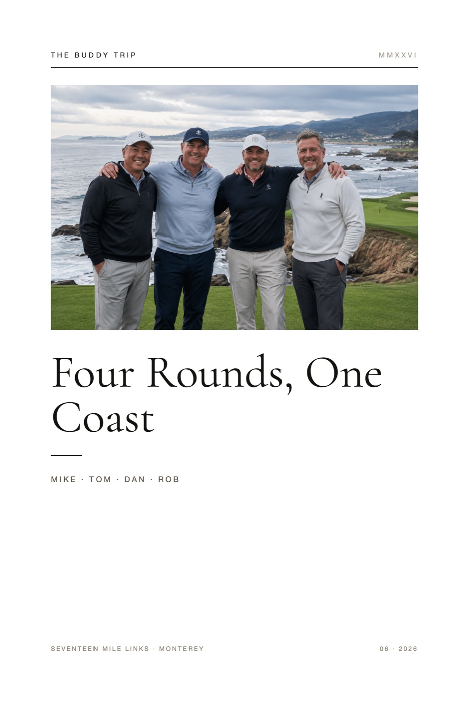 Buddy Trip memory print — the group on 18